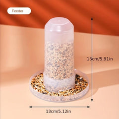 Automatic Bird Feeder & Water Dispenser for Parrots & Chickens