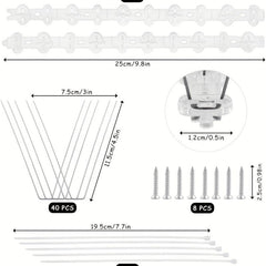 Stainless Steel Pigeon Defense Spikes for Balcony Roof and Windows