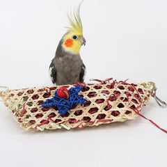 Parrot Natural Grass Woven Toys For Budgerigar