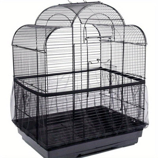 Bird Cage Cover Seed Catcher Mesh Round Square Cage