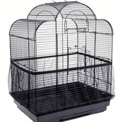 Bird Cage Cover Seed Catcher Mesh Round Square Cage