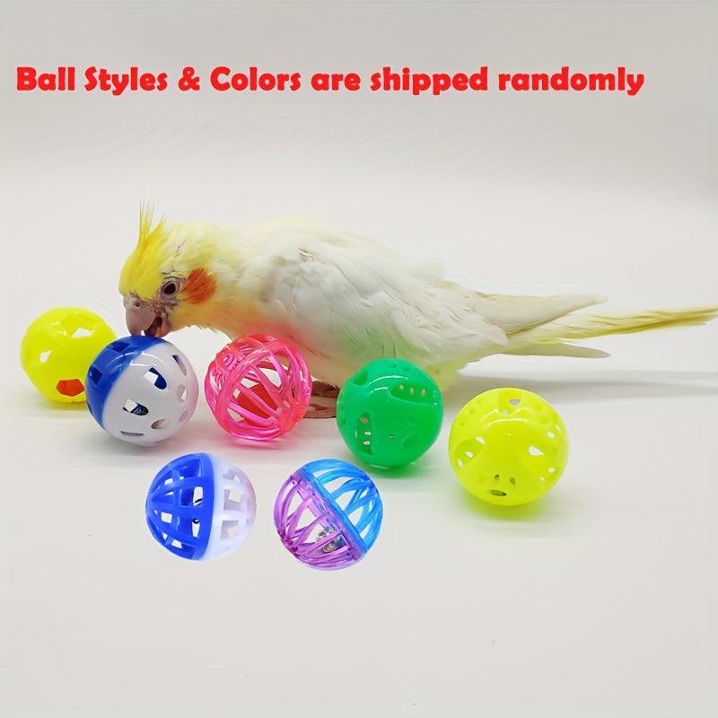 5pcs Parrot Puzzle Toys Set | Mini Shopping Cart Stacking Ring