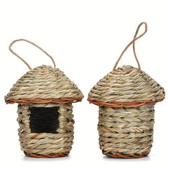 Pet Straw Bird Nest Little Warm House Garden Decorative Hanging Nest