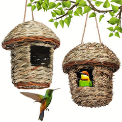 Pet Straw Bird Nest Little Warm House Garden Decorative Hanging Nest