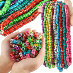 50pcs Pigeon Leg Rings for Parrots & Pigeons