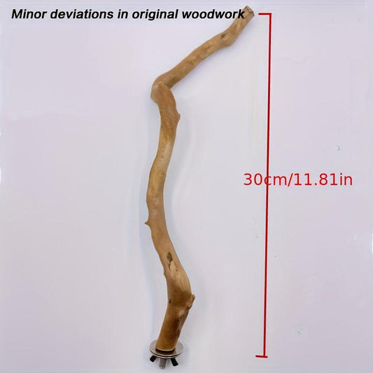 Wooden Bird Station Stick Fork Shape Parrot Toy