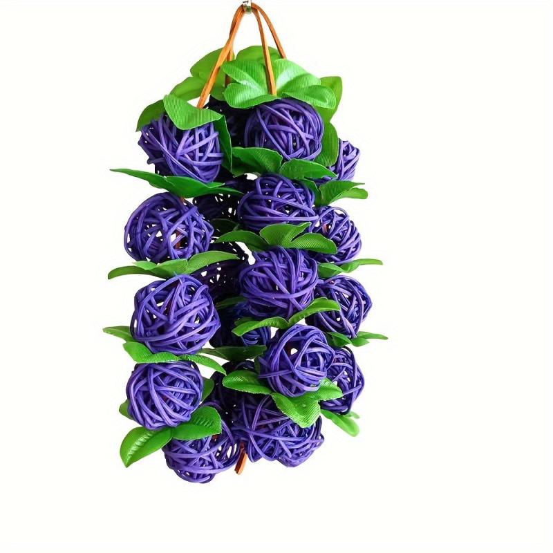 Interactive Wooden Chew Toy for Parrots Promotes Healthy Beak and Mind