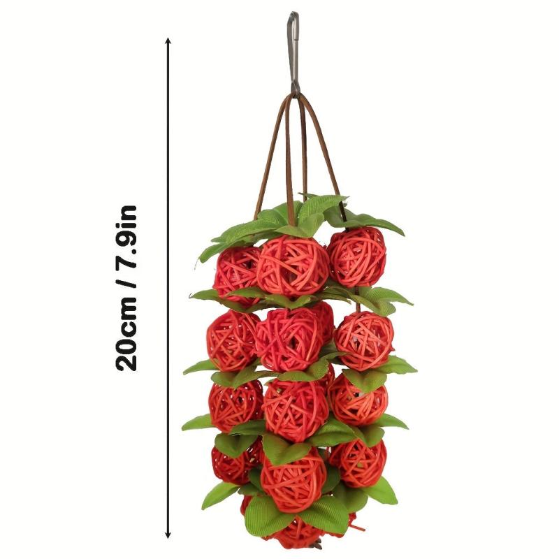 Interactive Wooden Chew Toy for Parrots Promotes Healthy Beak and Mind