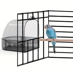 Small Hanging Bird Bath Cage for Clean Birds