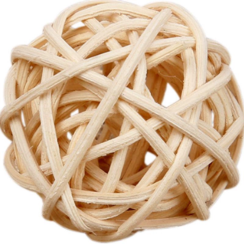 Birds Rattan Ball Parrot Chew Toy Foraging Ball