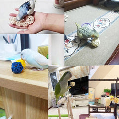 Birds Rattan Ball Parrot Chew Toy Foraging Ball