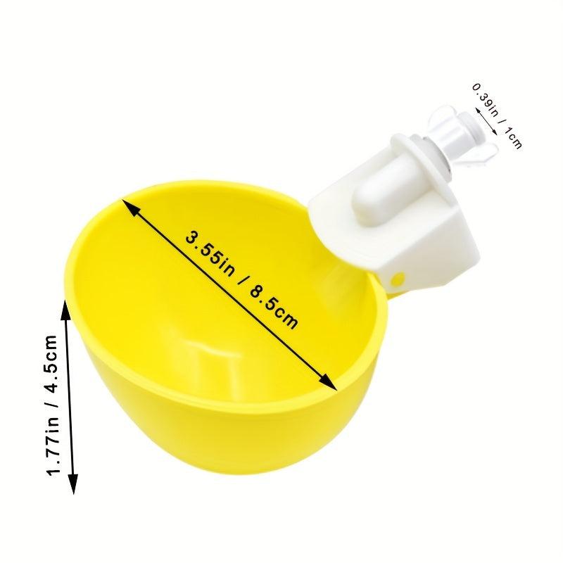 5pc Large Auto Chicken Waterer Cups No More Messy Watering