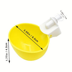 5pc Large Auto Chicken Waterer Cups No More Messy Watering