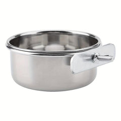 Parrot Food Cup Stainless Steel Hanging Feeder