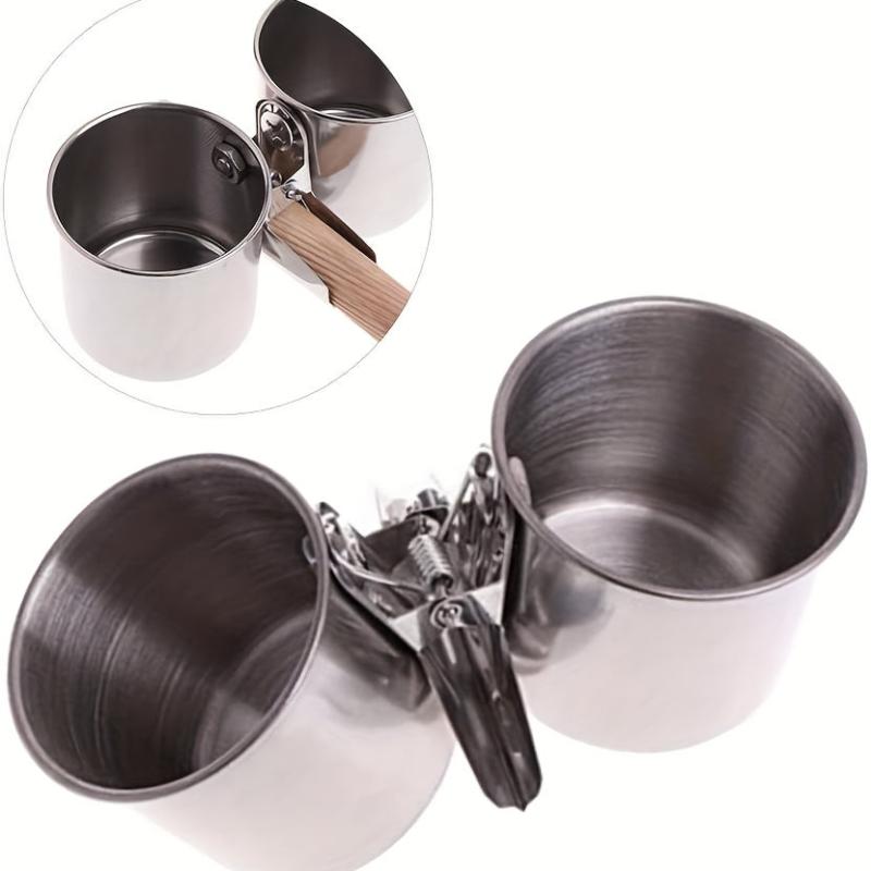 Stainless Steel Parrot Myna Bird Feeder & Water Bowls