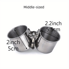 Stainless Steel Parrot Myna Bird Feeder & Water Bowls