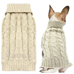 Knitted Dog Sweater Pets Sweaters Puppy Jumper Warm Soft Pet Holiday Clothes