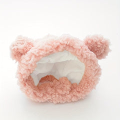 Knitted Bear Head Pet Hat Warm Headdress