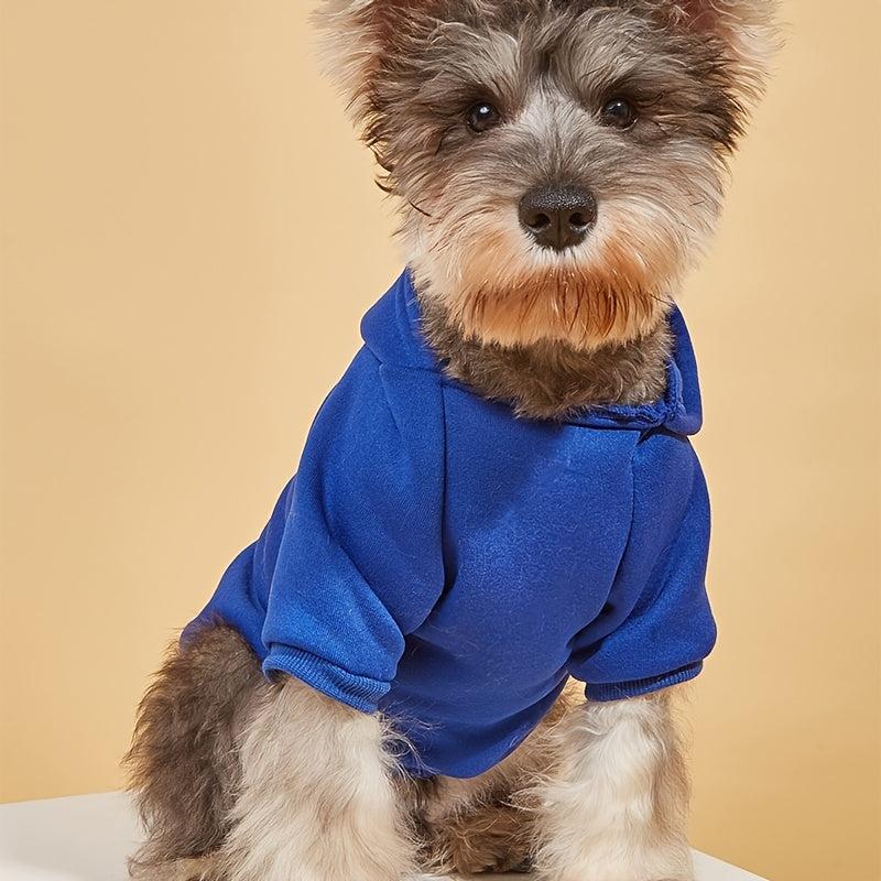 Dog Hooded Sweatshirt for Cold Weather