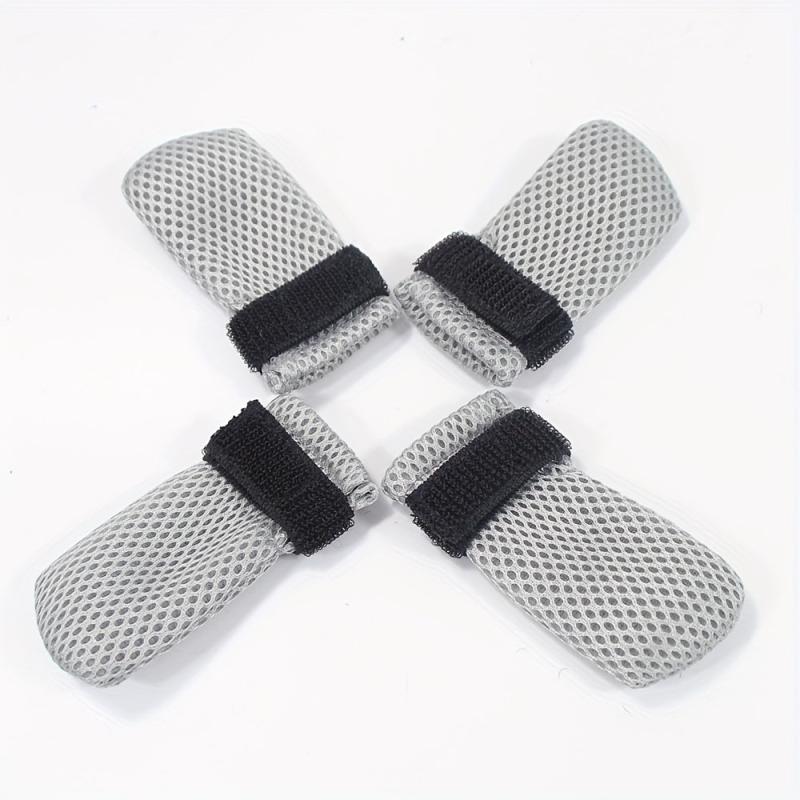 4pcs Cat Claw Covers No Slip Socks Cat Paw Protector Claw Cap For Kitten