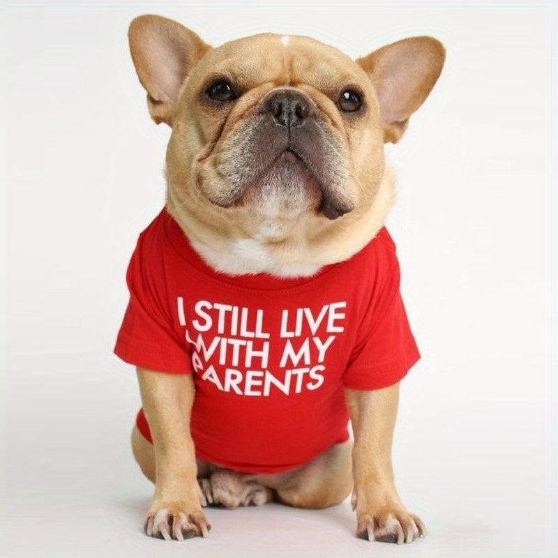 Summer Pet Vest Dog Blank T Shirt Round Neck Pet Clothes