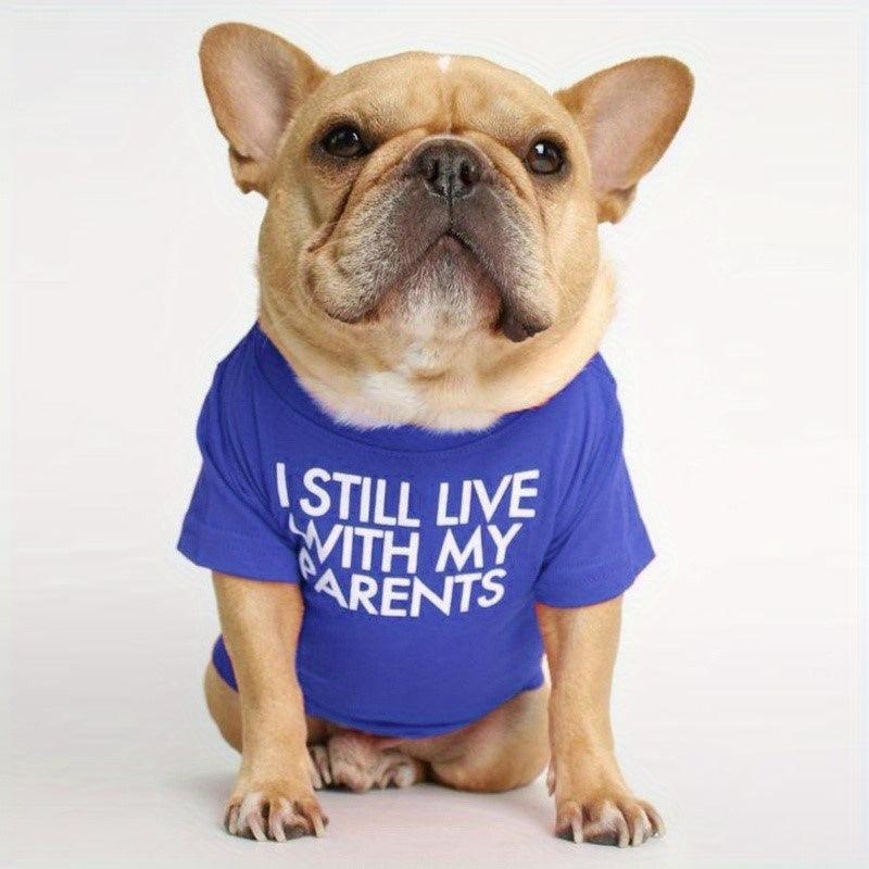 Summer Pet Vest Dog Blank T Shirt Round Neck Pet Clothes