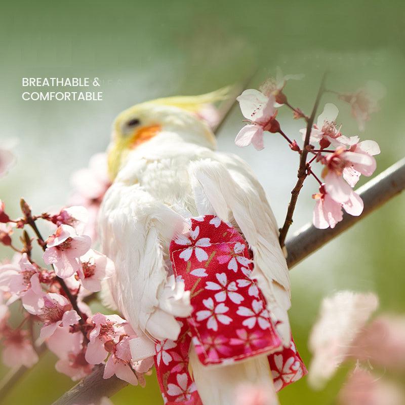 Floral Bird Clothes Diaper Adjustable Flight Suits