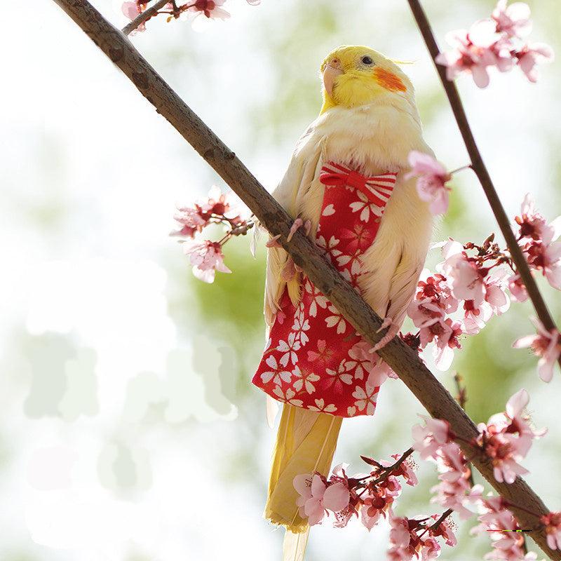 Floral Bird Clothes Diaper Adjustable Flight Suits