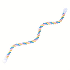 Pet Parrot Climbing Rope Cage Perch & Toy