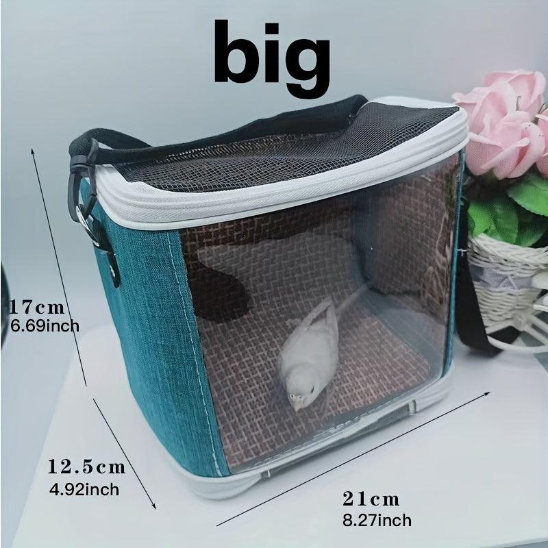 Portable Bird Carrier Bag for Travel Training Outings Lightweight Backpack