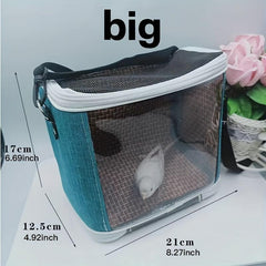 Portable Bird Carrier Bag for Travel Training Outings Lightweight Backpack