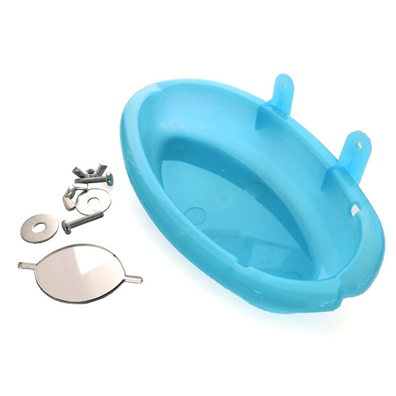 Portable Plastic Bird Bath with Mirror