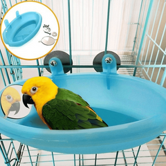 Portable Plastic Bird Bath with Mirror