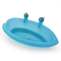 Portable Plastic Bird Bath with Mirror