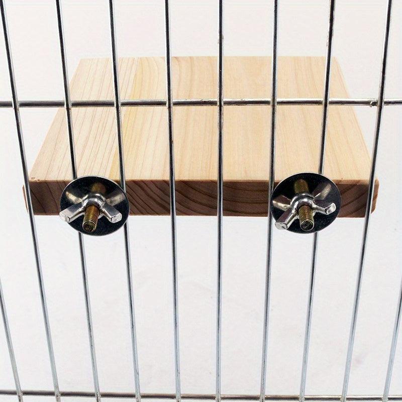 Wood Parrot Bird Perch Stand Platform For Pet Playing