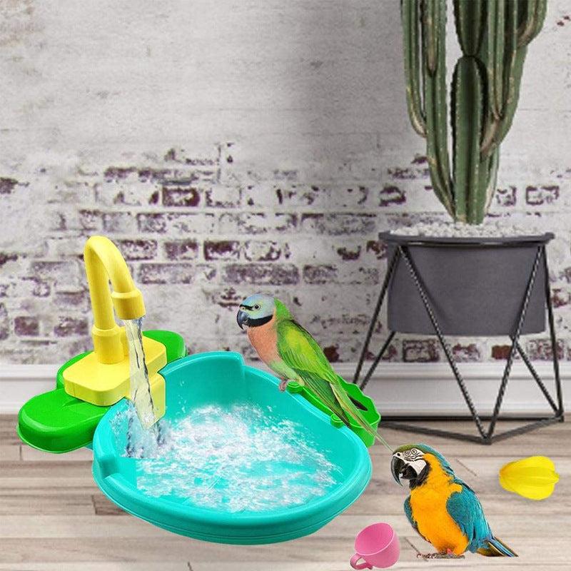 Multifunctional Bird Bath Tub with Fountain Pump