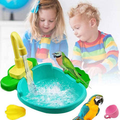 Multifunctional Bird Bath Tub with Fountain Pump