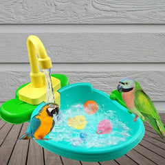 Multifunctional Bird Bath Tub with Fountain Pump