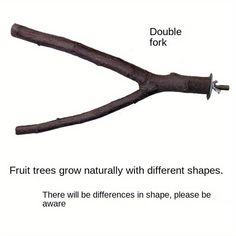 Wood Perch Stand for Parrots and Hamsters - Comfortable and Safe Resting Spot