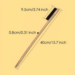 Long Handle Wooden Bird Cage Brush for Pet Bird Parrot Cage Nest