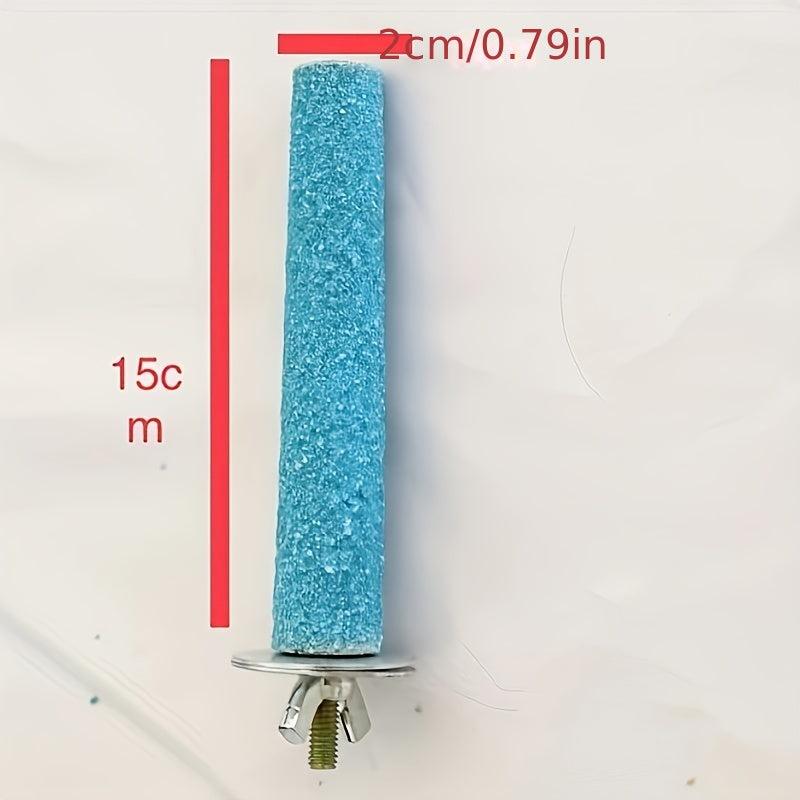 1pc Bird Grinding Claw Stick Parrot Stand Pole Screw Fixed Bird Bar