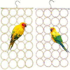 Bird Hemp Rope Climbing Net Parrot Toy Fun & Interactive Small Animal Toy