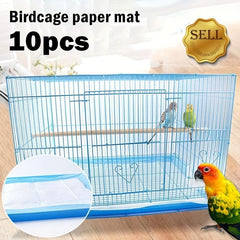 10pcs Birdcage Liner Easy to Use Tray for Clean and Hygienic Cage Maintenance