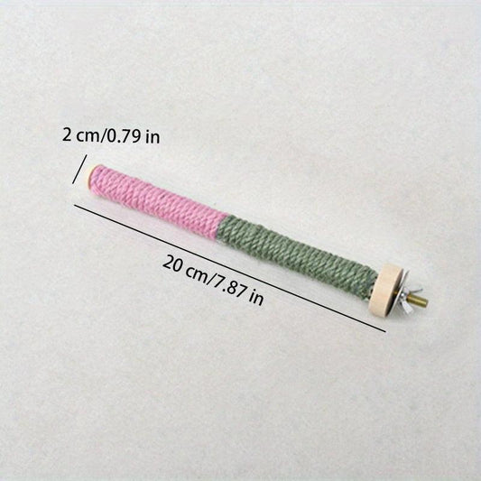 Bird Claw Beak Grinding Standing Perch Parrot Station Pole Bird Toy