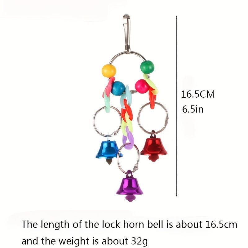 13pc Colorful Bird Chewing Toys Set Swing Parrot Toys