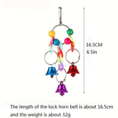 13pc Colorful Bird Chewing Toys Set Swing Parrot Toys