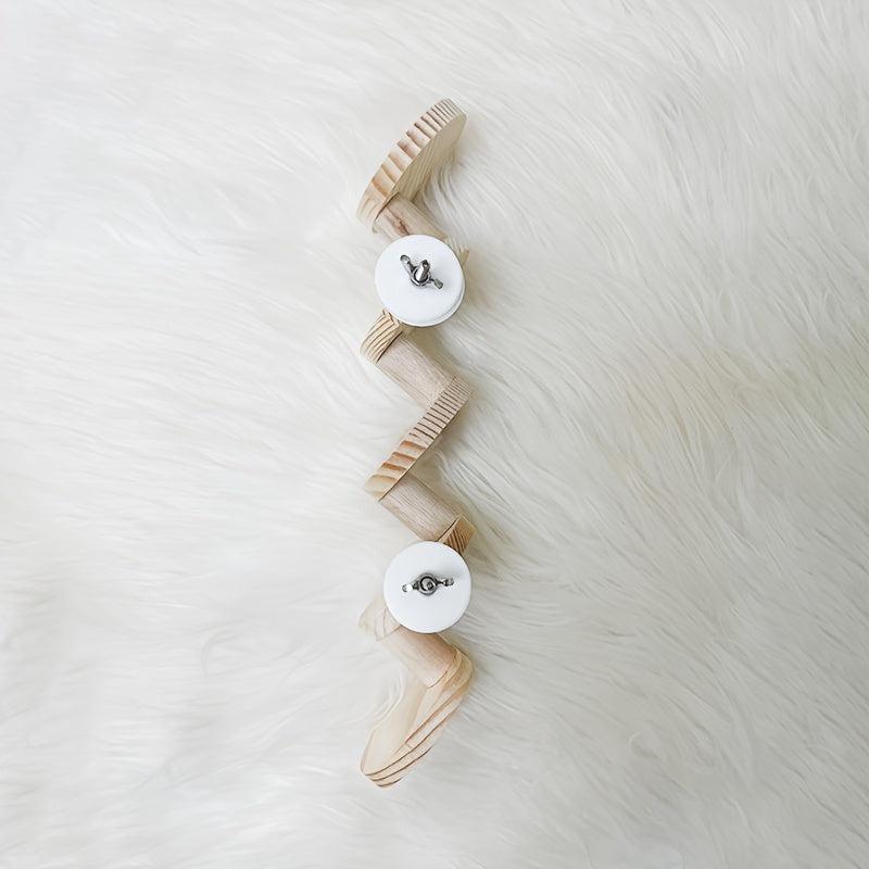 Parrot Climbing Ladder Solid Wood Stairs for Bird Toy