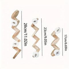 Parrot Climbing Ladder Solid Wood Stairs for Bird Toy