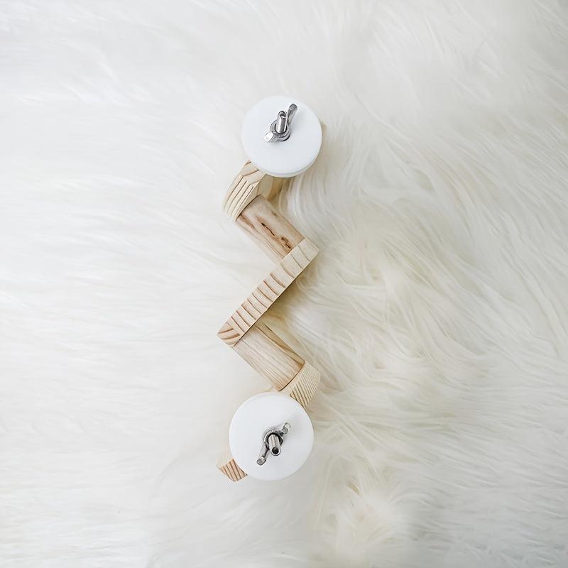 Parrot Climbing Ladder Solid Wood Stairs for Bird Toy