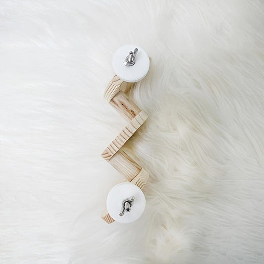 Parrot Climbing Ladder Solid Wood Stairs for Bird Toy